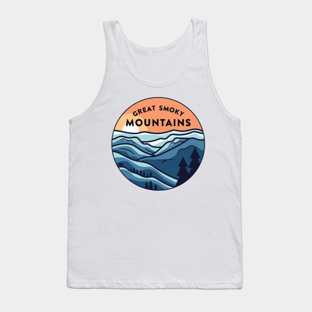 Great Smoky Mountains Tank Top by smalltownnc